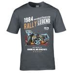 Premium Retro Koolart Rally Legends Design And 1984 Audi Quattro gift t-shirt